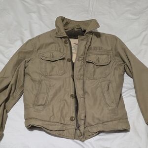 Hollister Men's Khaki Field Jacket